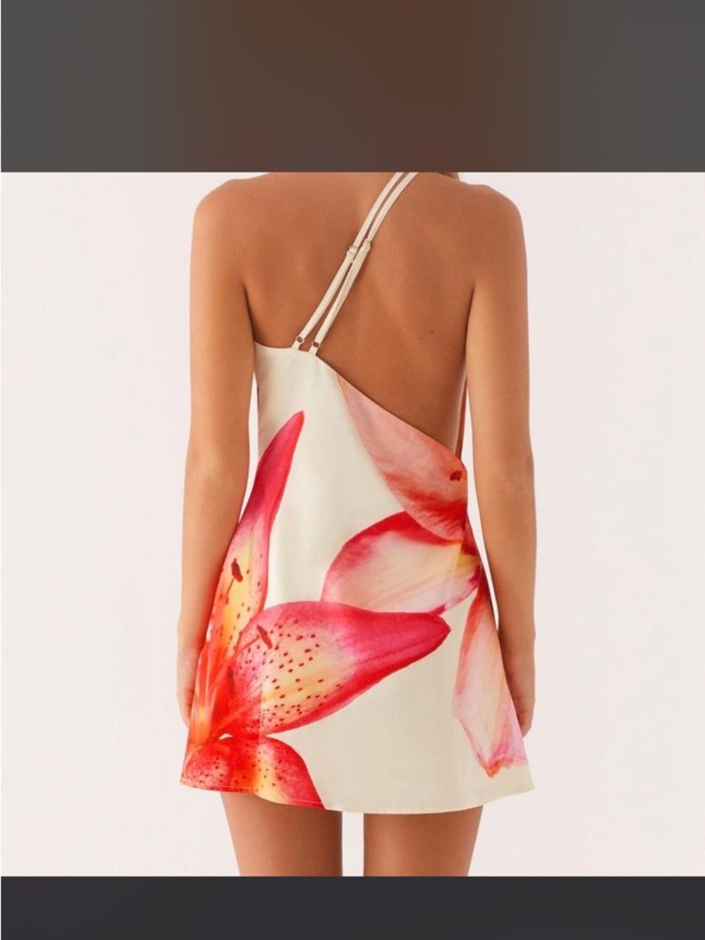 Peppermayo Aiva Floral Halter Mini Dress yellow - Picture 3 of 4